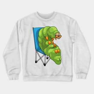 Caterpillar Beach Chair Crewneck Sweatshirt